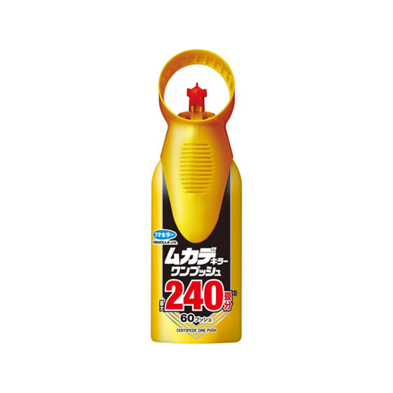 フマキラー ムカデキラー ワンプッシュ 240畳分 60プッシュ 1本(ご注文単位1本)【直送品】