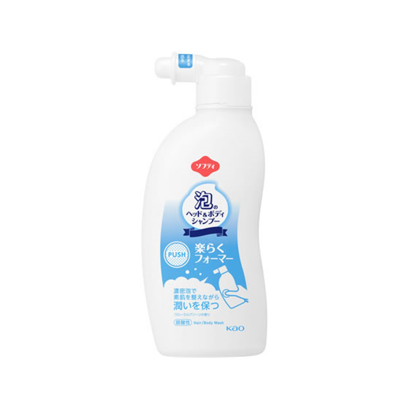 KAO ソフティ 泡のヘッド&ボディシャンプー 楽らくフォーマー 300mL 1本（ご注文単位1本）【直送品】