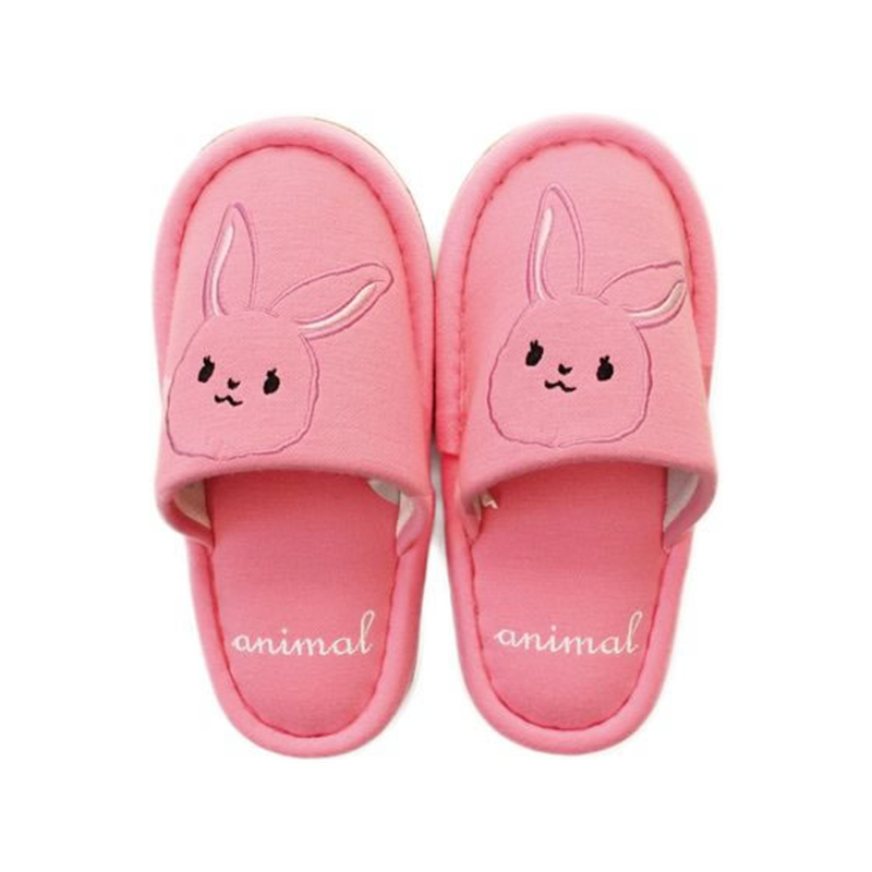 ストロング 子供スリッパ アニマル ピンク 10-0-110-07 1足（ご注文単位1足）【直送品】