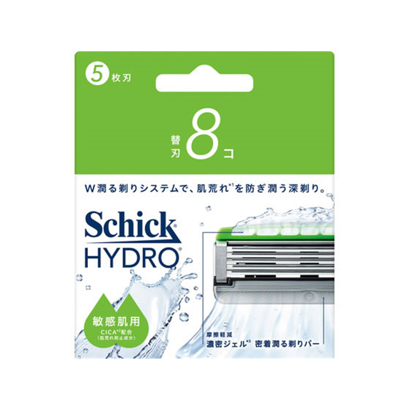 シック ハイドロ 敏感肌 替刃 8個 1パック(ご注文単位1パック)【直送品】