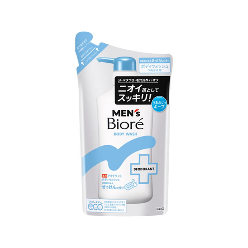 KAO メンズビオレ 薬用デオドラントボディウォッシュ せっけん つめ 1個(ご注文単位1個)【直送品】