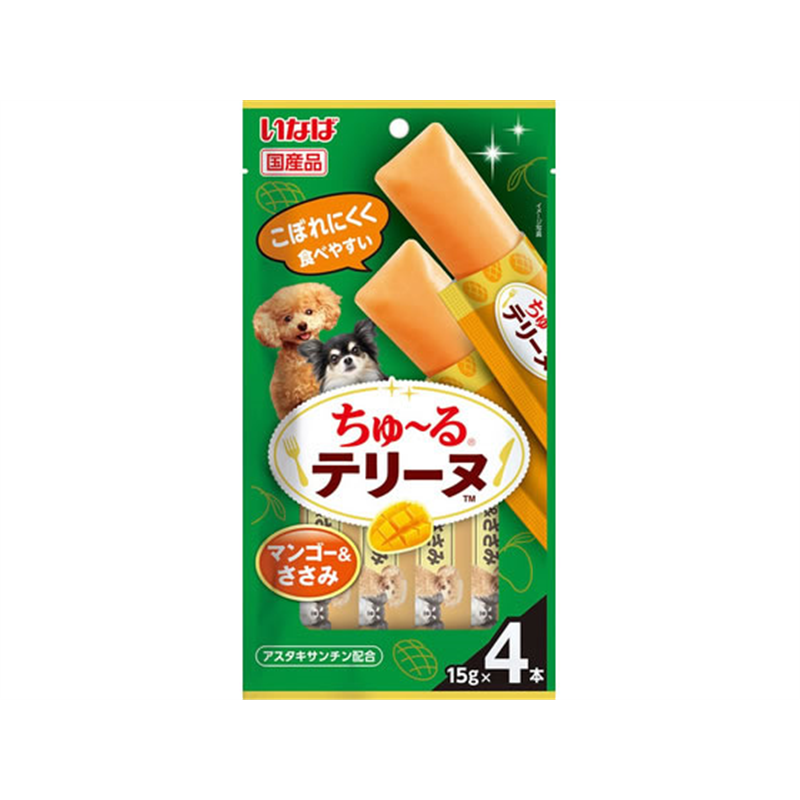 いなばペットフード ちゅーるテリーヌ マンゴーささみ 4本 1パック(ご注文単位1パック)【直送品】