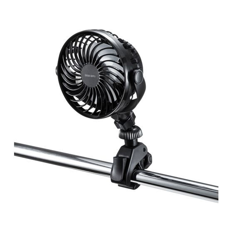 サンワサプライ 小型クランプ扇風機(充電式) VEH-FAN1 1個（ご注文単位1個）【直送品】