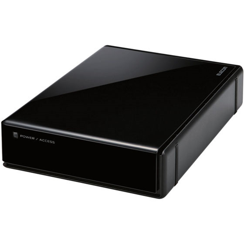 エレコム 外付けハードディスク 2TB ELD-REN020UBK 1個（ご注文単位1個）【直送品】