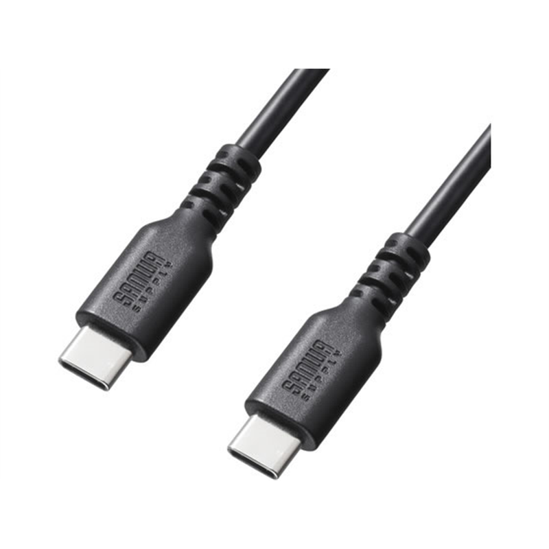サンワサプライ USB 2.0 Type-Cケーブル C-C・ストレート・PD60W 1m KU 1本（ご注文単位1本）【直送品】