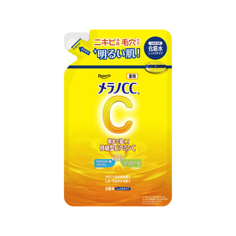 ロート製薬 メラノCC 薬用しみ対策美白化粧水 シットリ 替 170mL 1個(ご注文単位1個)【直送品】