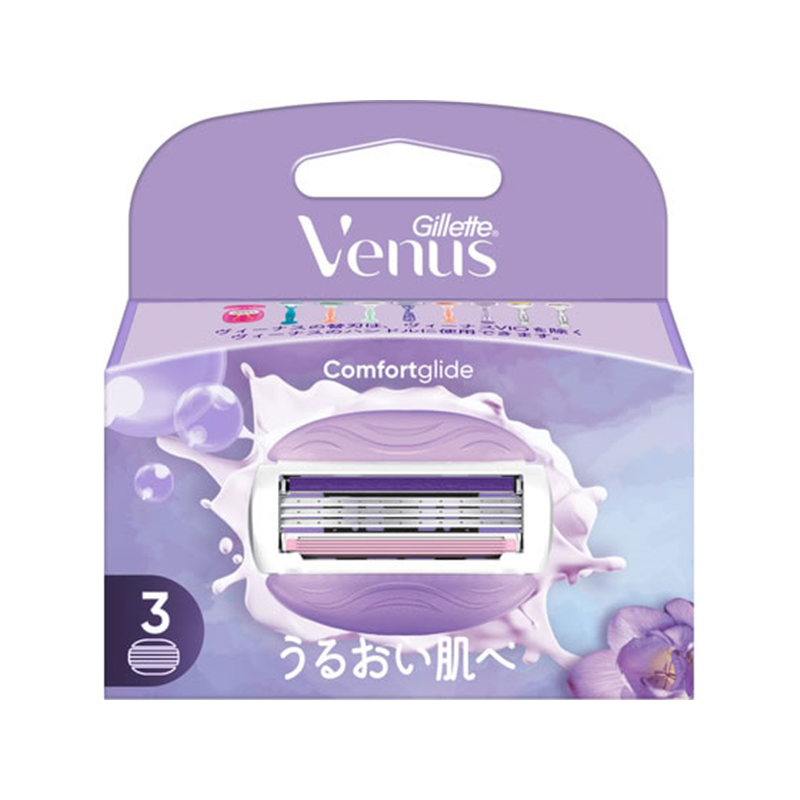 P&G ジレットヴィーナス うるおい肌 スミレ 替刃 3個 1個(ご注文単位1個)【直送品】
