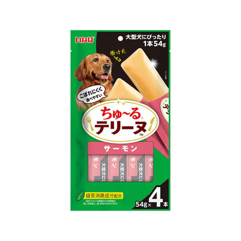いなばペットフード ちゅーるテリーヌ 大型犬用 サーモン 54g×4P 1パック(ご注文単位1パック)【直送品】