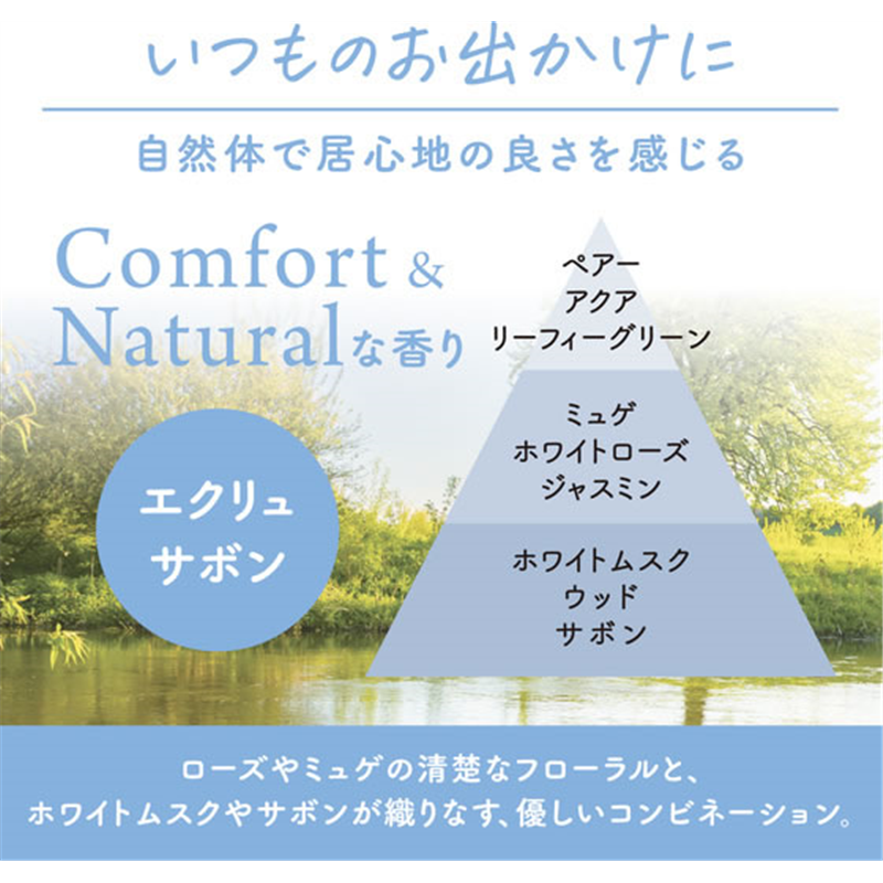 エステー 消臭力クルマ feelU クリップ 本体 替付 エクリュサボン 1パック(ご注文単位1パック)【直送品】