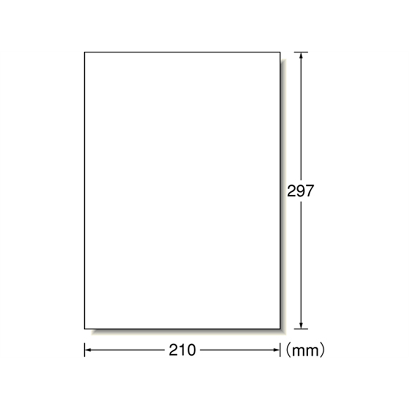 エーワン レーザープリンタラベル GHS用 耐水紙・ホワイト A4 1面 32801 1冊(ご注文単位1冊)【直送品】