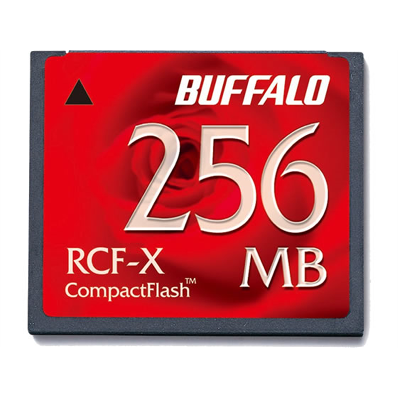 バッファロー コンパクトフラッシュ256MB RCF-X256MY 1枚（ご注文単位1枚）【直送品】