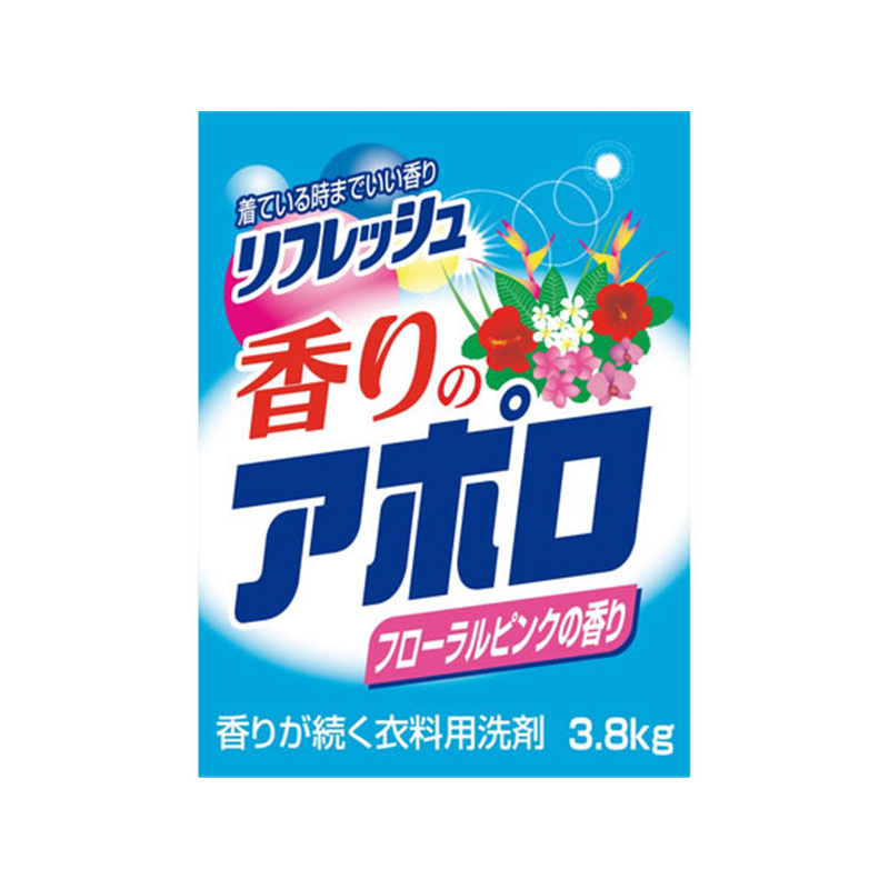 第一石鹸 香りのアポロ フローラルピンクの香り 3.8kg 1個（ご注文単位1個）【直送品】