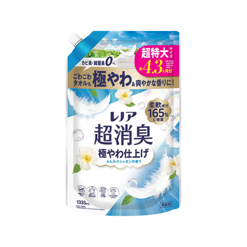 P&G レノア超消臭 極やわ仕上げ ふんわりシャボンの香り 詰 1個（ご注文単位1個）【直送品】