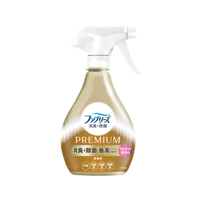 P&G ファブリーズ プレミアム 無香料 本体 370mL 1本（ご注文単位1本）【直送品】