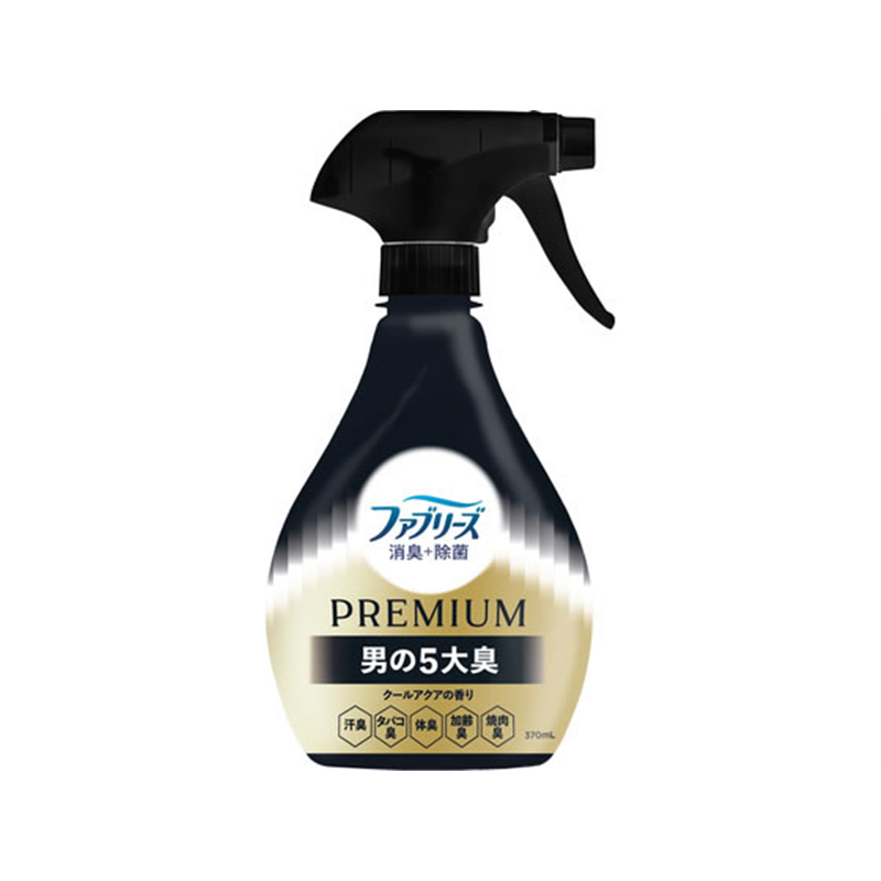 P&G ファブリーズ プレミアム クールアクアの香り 本体 370mL 1本（ご注文単位1本）【直送品】