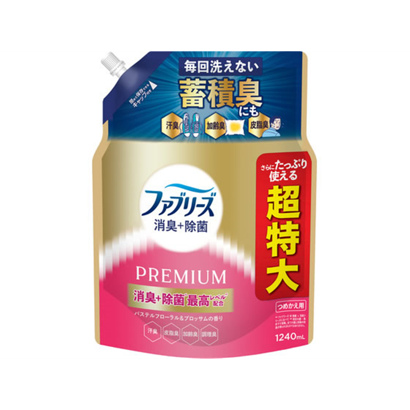 P&G ファブリーズ プレミアム パステルフローラル&ブロッサムの香り 詰替 1 1個（ご注文単位1個）【直送品】