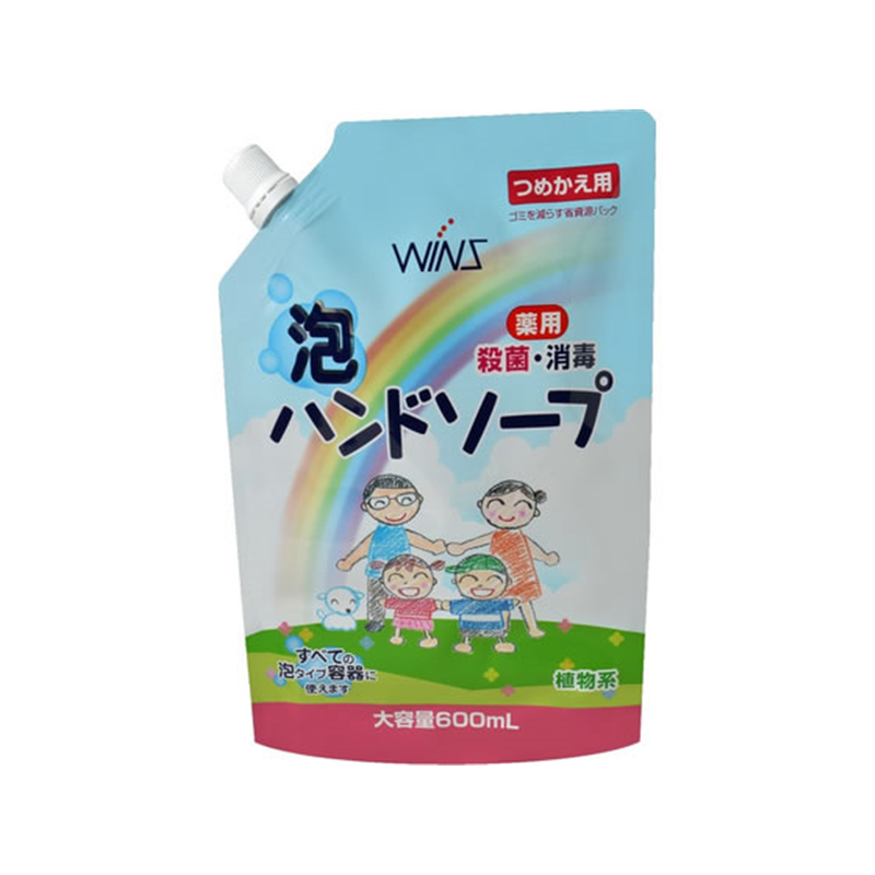 日本合成洗剤 ウインズ 薬用泡ハンドソープ 大容量 詰替 600m 1個（ご注文単位1個）【直送品】