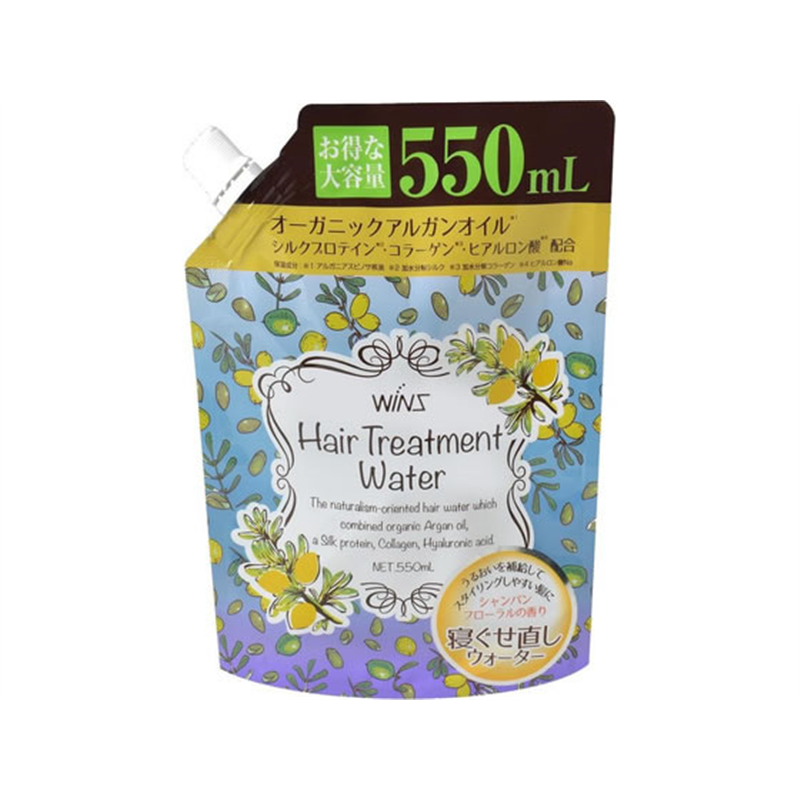 日本合成洗剤 ウインズ ヘアウォーター 大容量 詰替 550mL 1個（ご注文単位1個）【直送品】