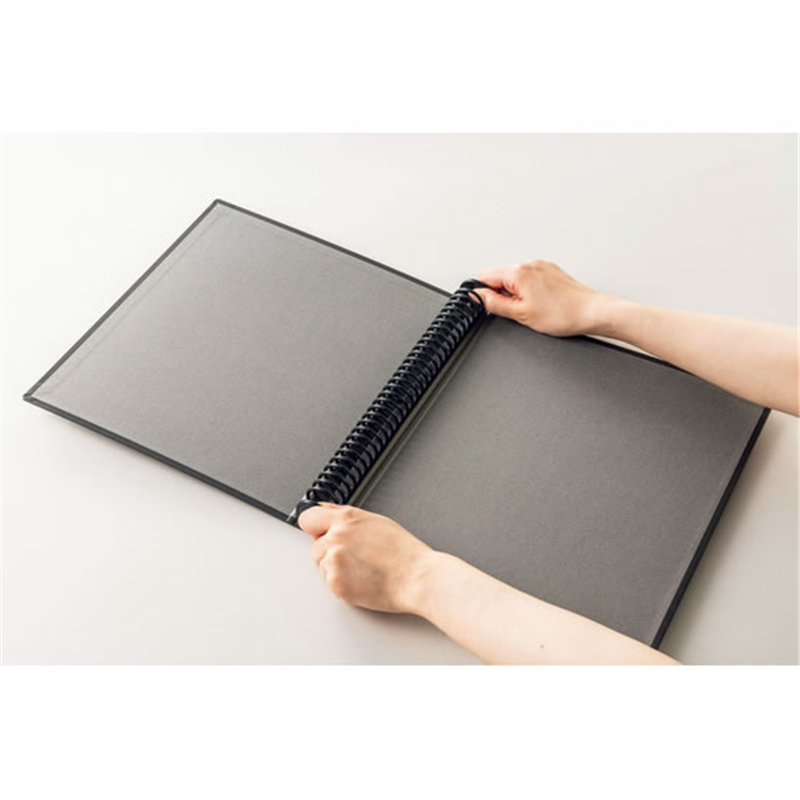 ライオン事務器 バインダー A4 ブラック(BK)BD-553 1冊（ご注文単位1冊）【直送品】