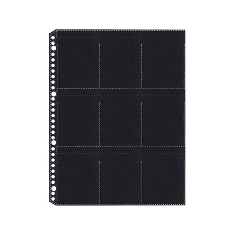 ライオン事務器 カード用ポケット 両面ポケット 18ポケット 10枚CP-18BK 1冊（ご注文単位1冊）【直送品】