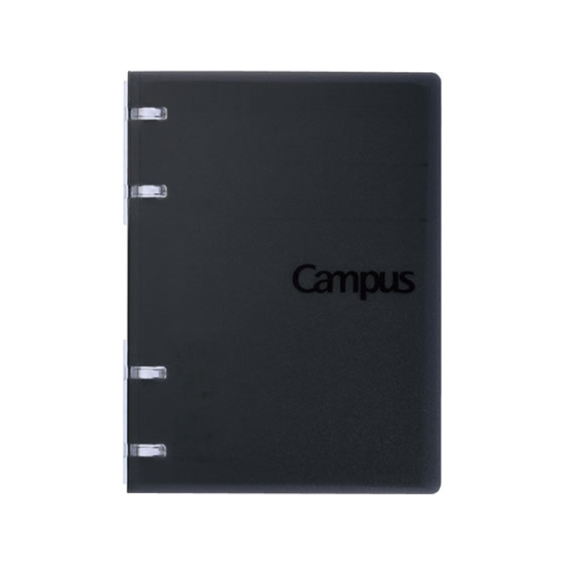 コクヨ キャンパス ノートのように使えるバインダー 2×2リング A6タテ 14穴 ブラックﾙ-NP120D 1冊（ご注文単位1冊）【直送品】