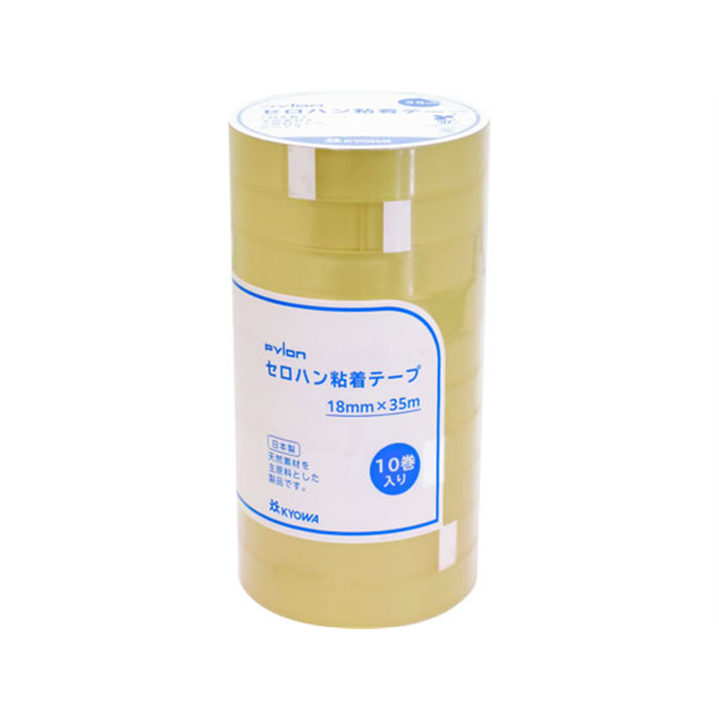 共和セロハンテープ 18mm×35m 10巻シュリンク品HC-120-A 1パック（ご注文単位1パック）【直送品】