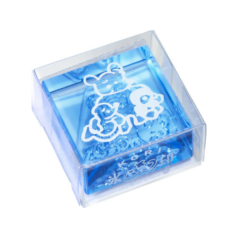 キングジム 透明スタンプ 氷印 ナカマCLSAC33-002 1個（ご注文単位1個）【直送品】