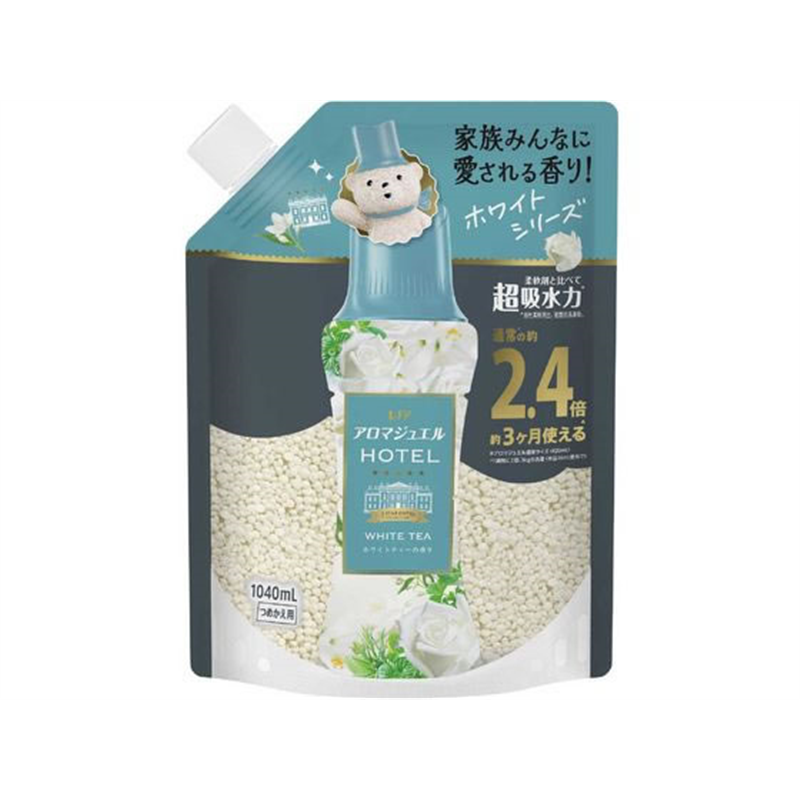 >Ｐ＆Ｇ レノアアロマジュエル ホワイトティーの香り 詰替用 特大 1040mL 1個（ご注文単位1個）【直送品】