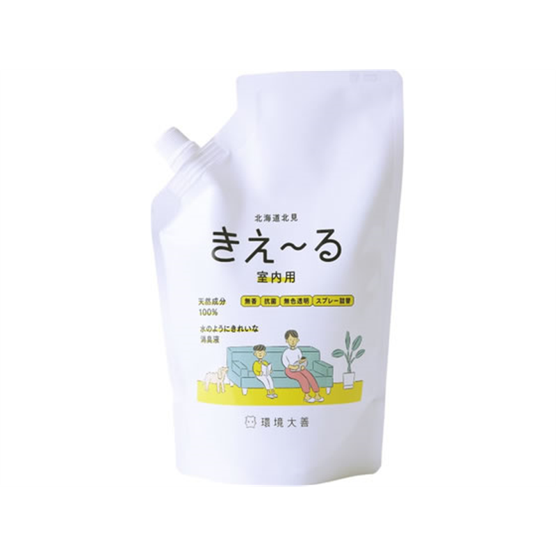 環境大善きえ～るH 室内用 詰替 500mLH-KSN-500T 1個（ご注文単位1個）【直送品】