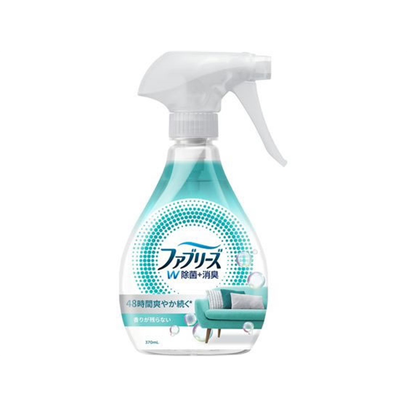 Ｐ＆Ｇ ファブリーズW除菌 香りが残らないタイプ 本体 370mL 1本（ご注文単位1本）【直送品】