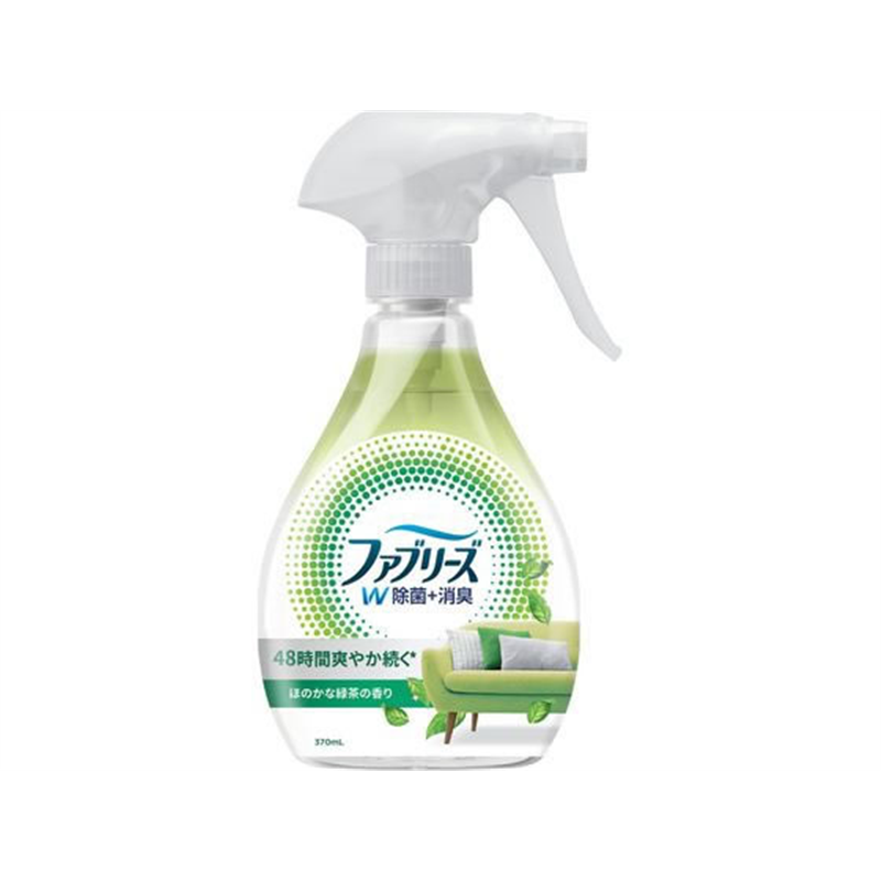 Ｐ＆Ｇ ファブリーズW除菌 ほのかな緑茶の香り 本体 370mL 1本（ご注文単位1本）【直送品】