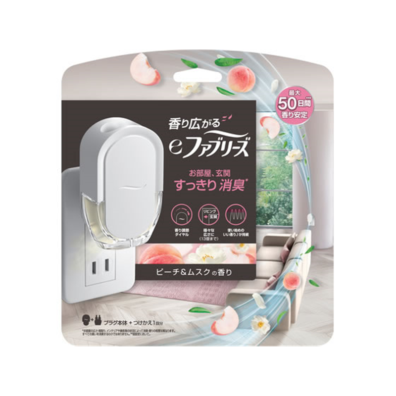 Ｐ＆Ｇ eファブリーズ ピーチ&ムスクの香り 本体 26mL 1個（ご注文単位1個）【直送品】