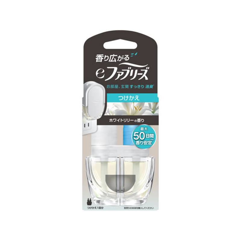 Ｐ＆Ｇ eファブリーズ ホワイトリリ-の香り 付替 1回分 26mL 1個（ご注文単位1個）【直送品】