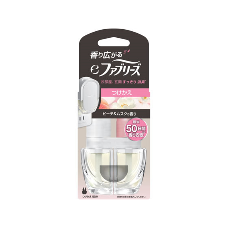 Ｐ＆Ｇ eファブリーズ ピーチ&ムスクの香り 付替 1回分26mL 1個（ご注文単位1個）【直送品】