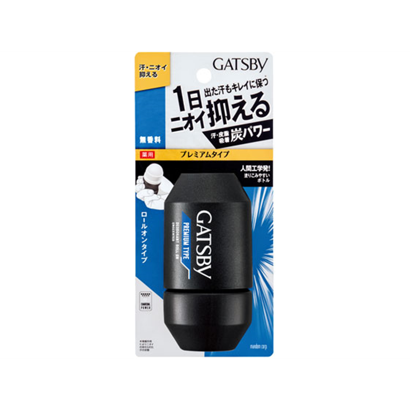 マンダムギャツビー プレミアムタイプデオドラントロールオン 無香料 60mL 1個（ご注文単位1個）【直送品】