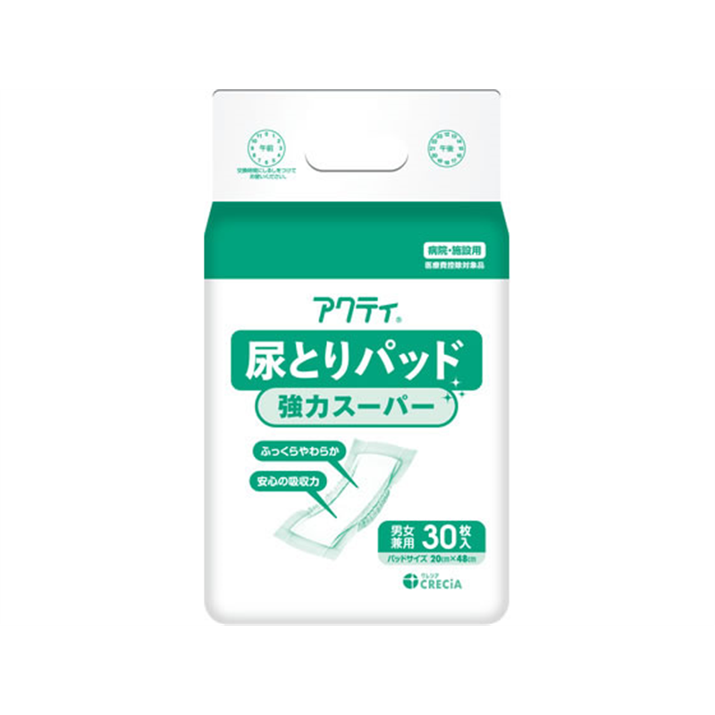 クレシア アクティ 尿とりパッド 強力スーパー 30枚84747 1パック（ご注文単位1パック）【直送品】