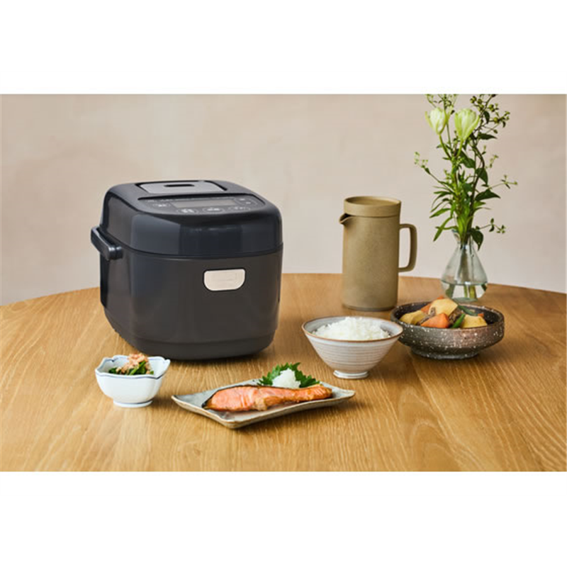 アイリスオーヤマ IHジャー炊飯器 3合 ブラックRC-IKB30-B 1台(ご注文単位1台)【直送品】