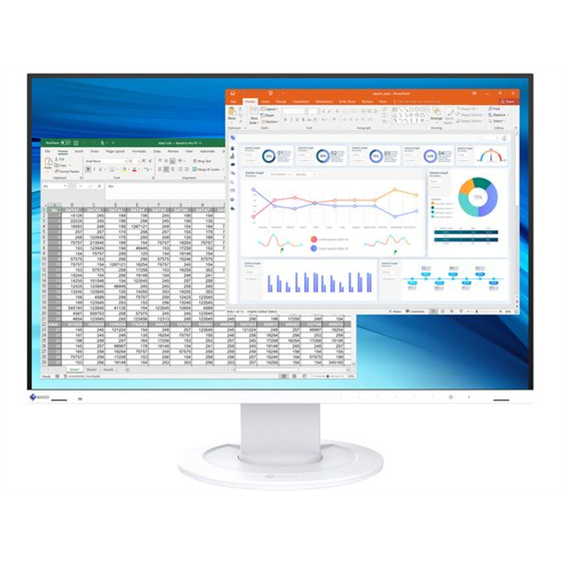 EIZO FlexScan 24.1型 カラー液晶モニター ホワイトEV2410R-WT 1台(ご注文単位1台)【直送品】