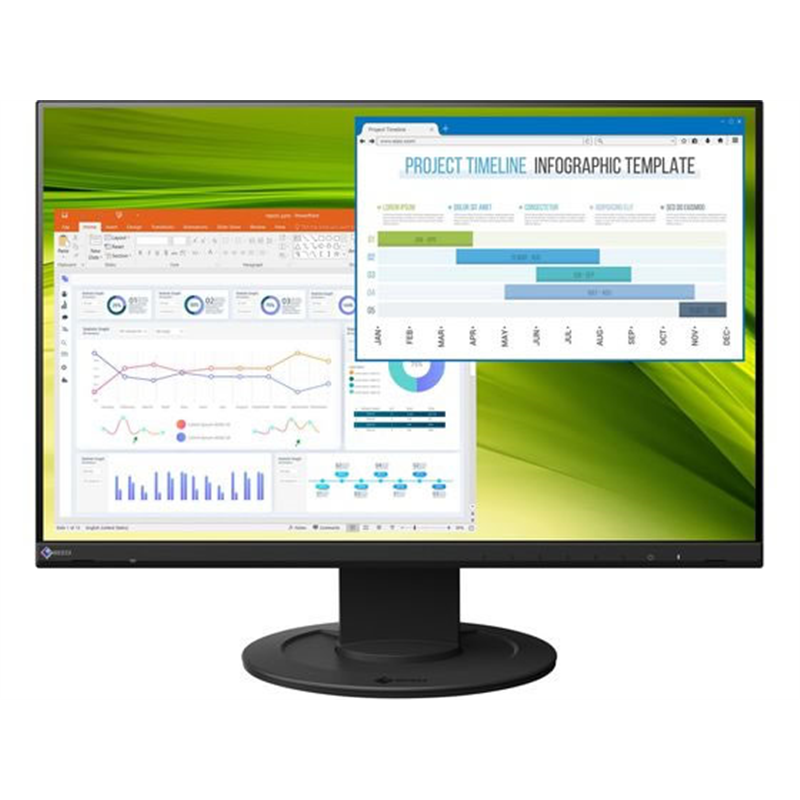 ＥＩＺＯ 液晶ディスプレイ 22.5型 ベーシック ブラックEV2360-BK 1台（ご注文単位1台）【直送品】
