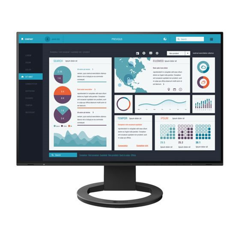 ＥＩＺＯ 液晶ディスプレイ 24.1型 プレミアム ブラックEV2495-BK 1台（ご注文単位1台）【直送品】