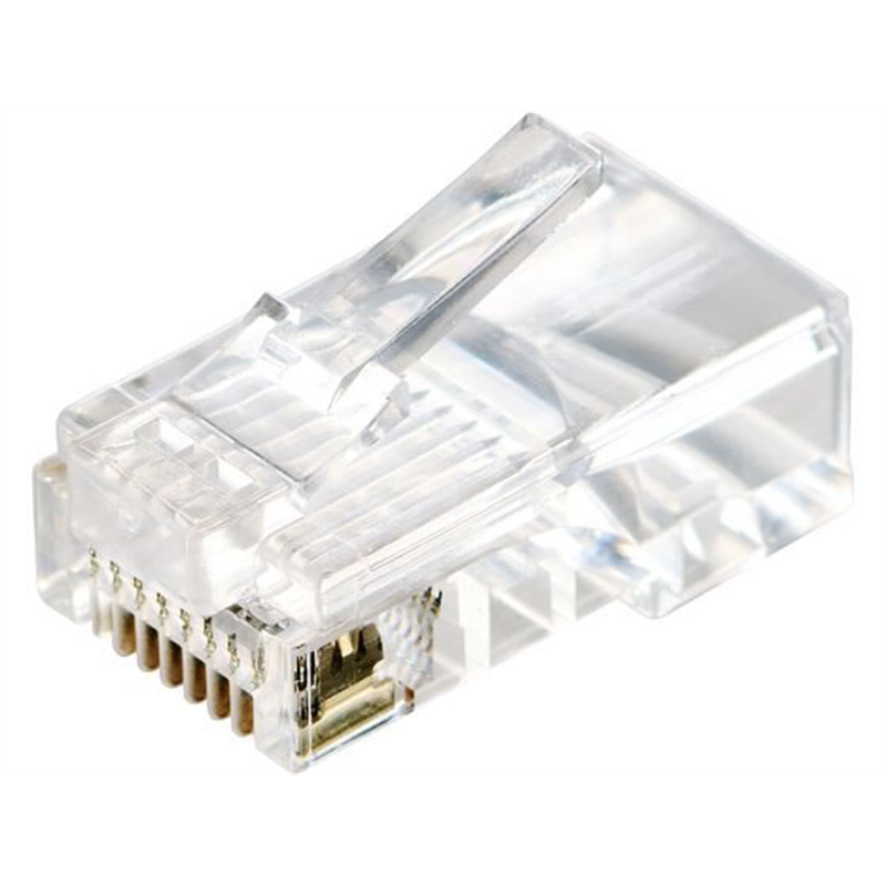 エレコム RJ45コネクタCat5e 100個 業務用 クリアLD-RJ45T100V2 1パック（ご注文単位1パック）【直送品】