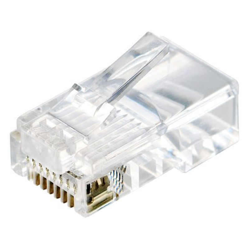 エレコム RJ45コネクタCat5e 10個 金メッキ クリアLD-RJ45T10A2 1パック（ご注文単位1パック）【直送品】