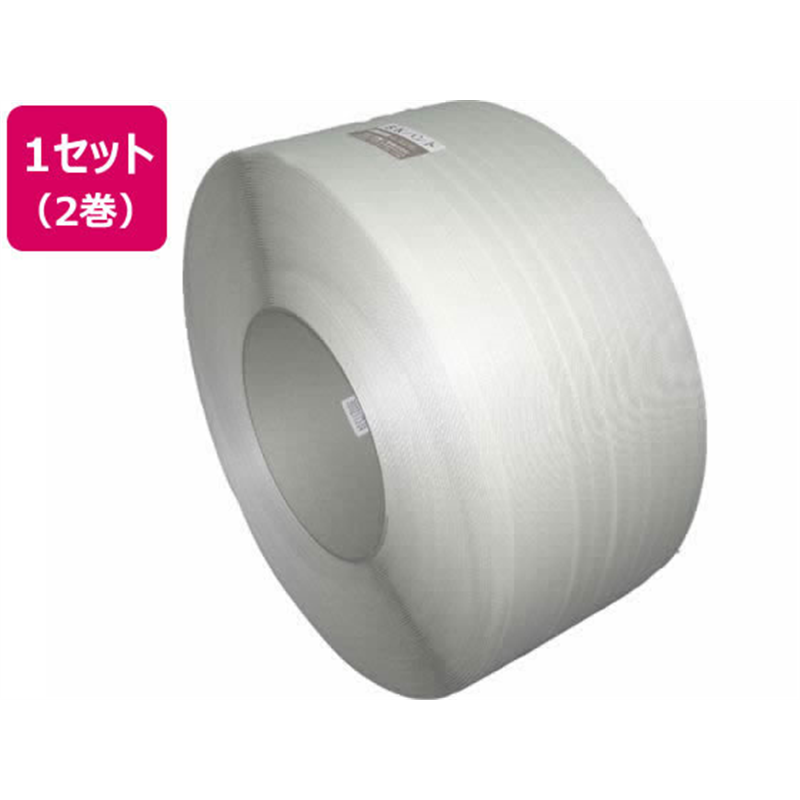信越工業 再生SKバンド ROSタイプ 15ｍｍ×2500ｍ 透明 2巻15ROS-CL 1箱（ご注文単位1箱）【直送品】