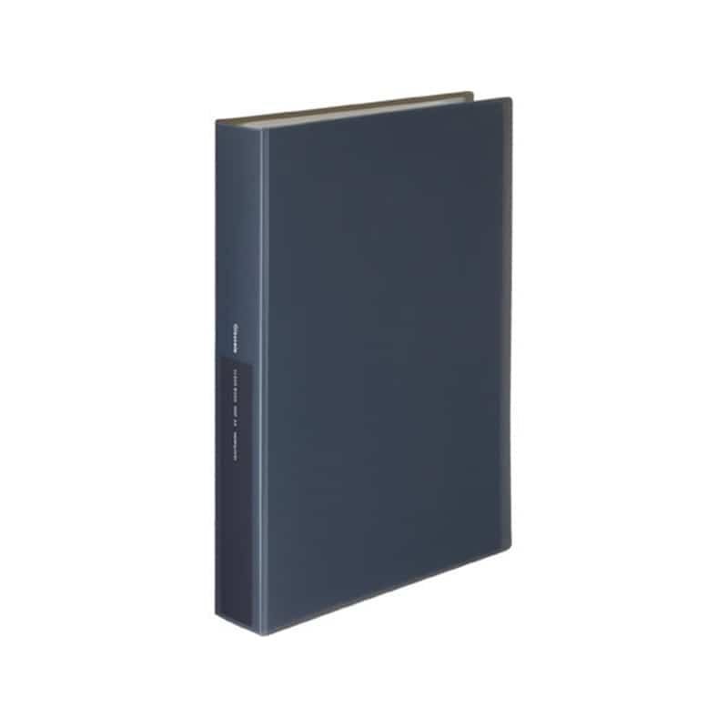 コクヨ クリヤーブック(Glassele)固定式 A4 100P ブラックラ-GL100D 1冊（ご注文単位1冊）【直送品】