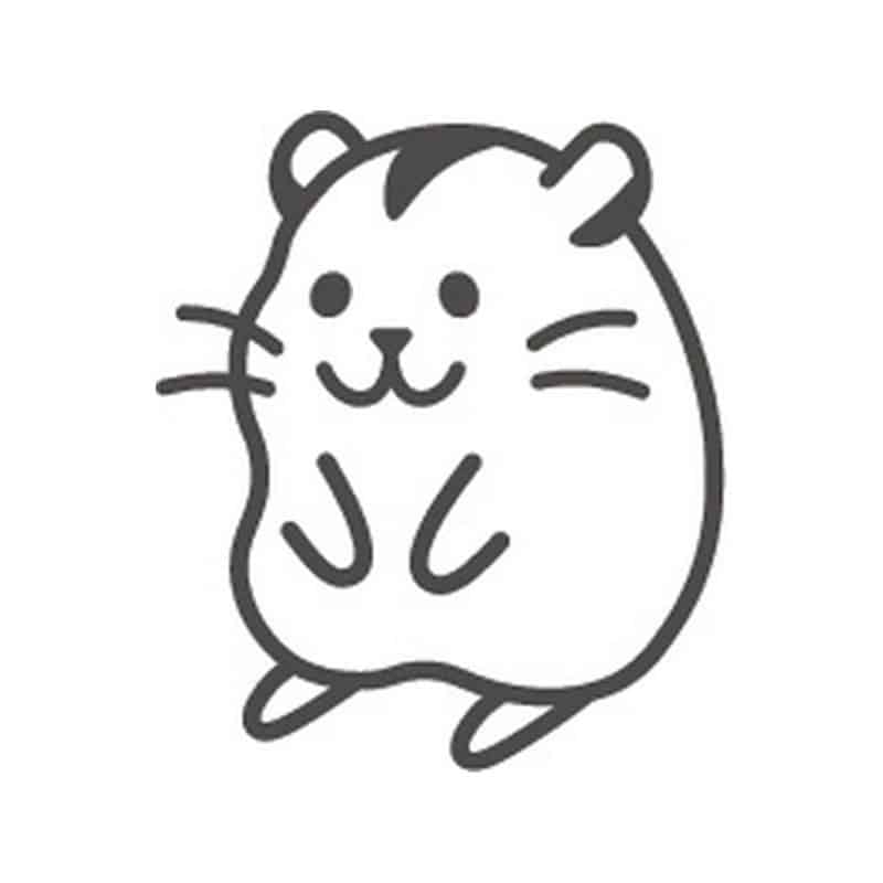 パイロット フリクションスタンプ ハムスターSPF-12-105B 1個（ご注文単位1個）【直送品】