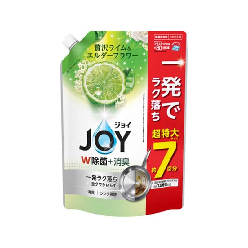 Ｐ&Ｇ 除菌ジョイコンパクト 贅沢ライム&エルダーフラワーの香り 替 超特大 930mL 1個（ご注文単位1個）【直送品】