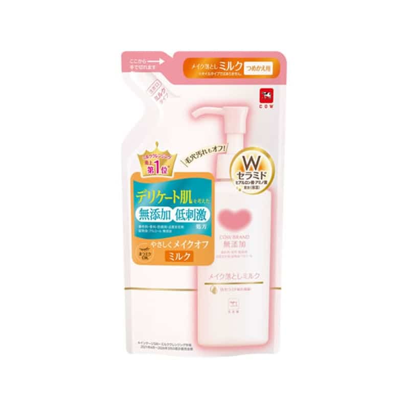 牛乳石鹸 カウブランド 無添加メイク落としミルク 詰替 160mL 1個（ご注文単位1個）【直送品】