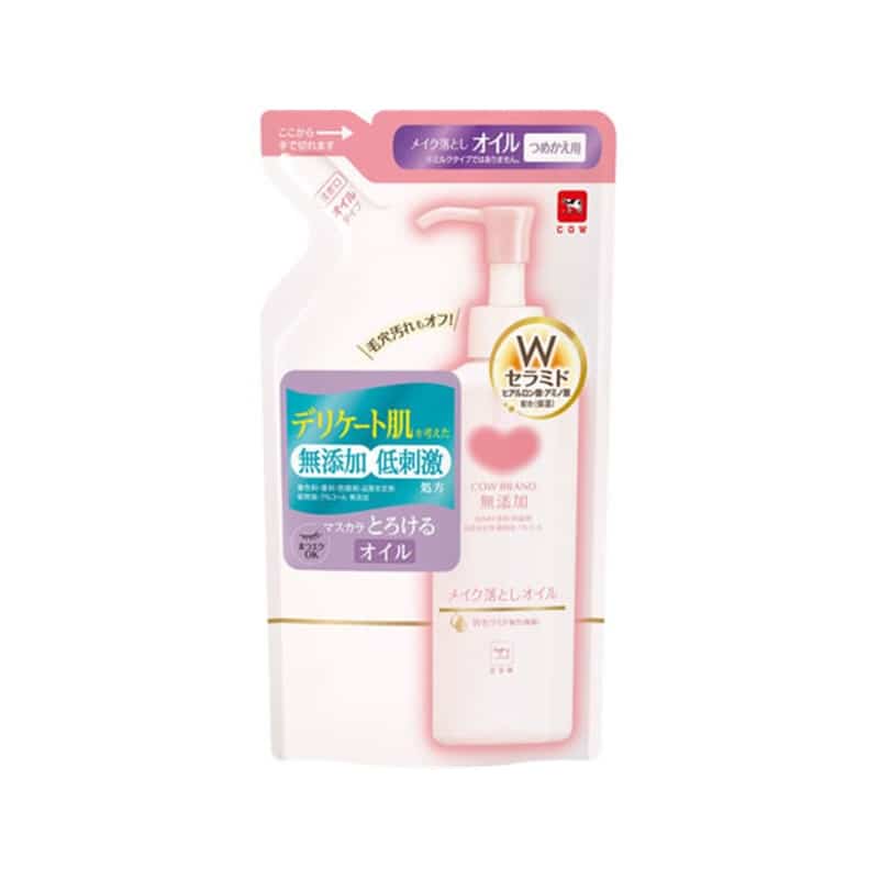 牛乳石鹸 カウブランド 無添加メイク落としオイル 詰替 160mL 1個（ご注文単位1個）【直送品】