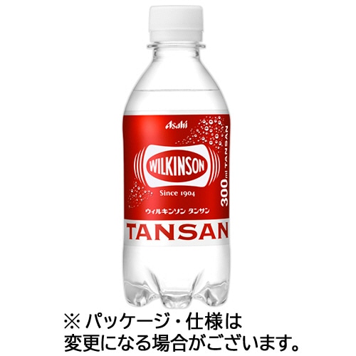 アサヒ飲料 ウィルキンソン タンサン 300ml ペットボトル 24本/箱 ※軽（ご注文単位1箱）【直送品】