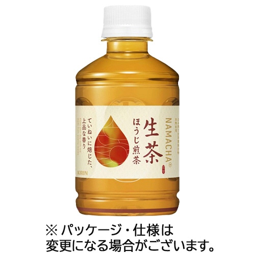 キリンビバレッジ 生茶 ほうじ煎茶 ホット&コールド 280ml ペットボトル 24本/箱 ※軽（ご注文単位1箱）【直送品】